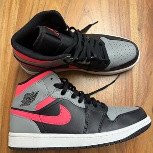 Nike Jordan Black Gray Pink